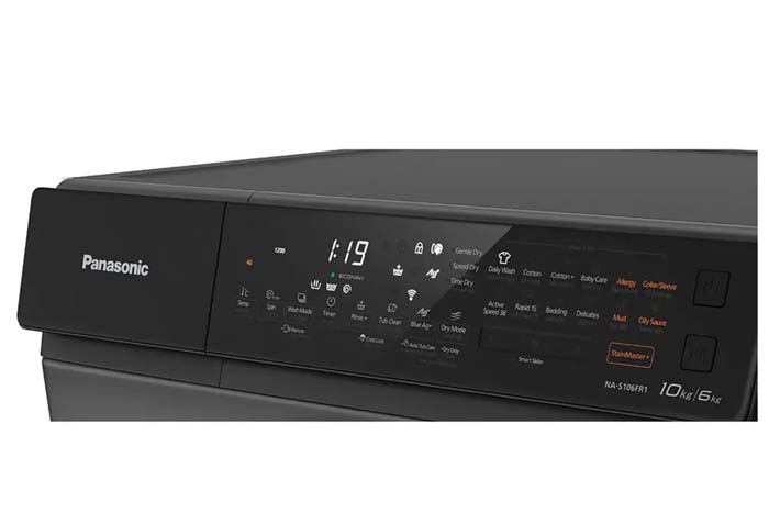 Máy Giặt Sấy Panasonic Inverter giặt 10kg sấy 6kg NA-S106FR1BV